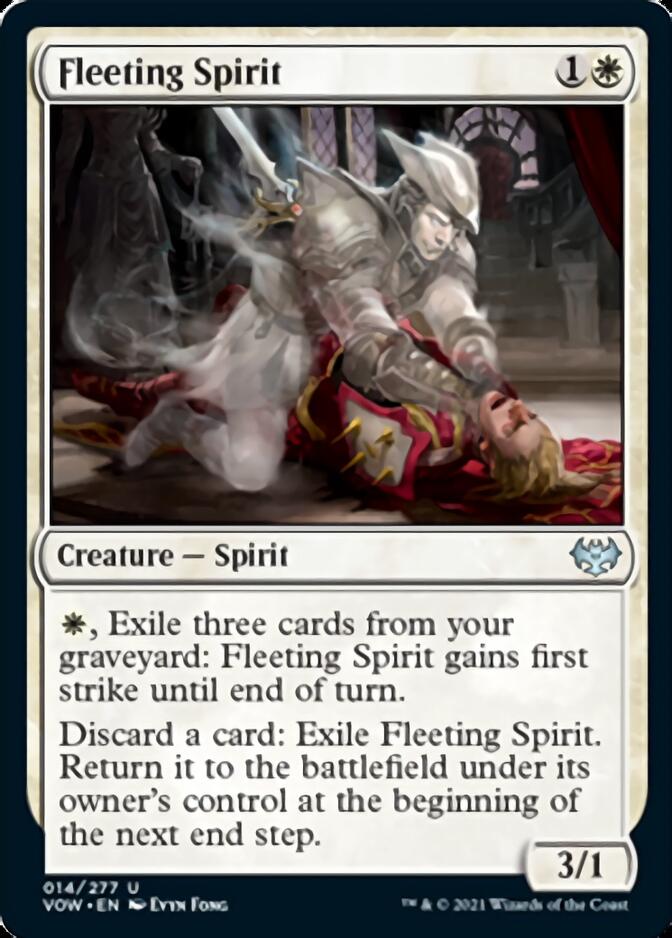 Fleeting Spirit [Innistrad: Crimson Vow] - Card Brawlers