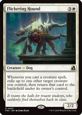 Flickering Hound (FRA-007) - Reality Fracture Foil - Card Brawlers