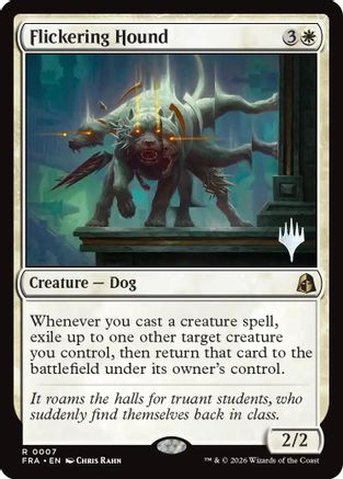 Flickering Hound (PPFRA-007) - Promo Pack: Reality Fracture - Card Brawlers