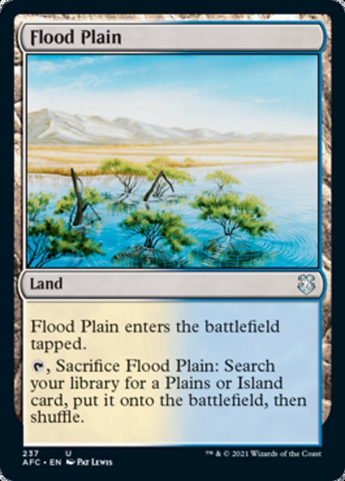 Flood Plain [Dungeons & Dragons: Adventures in the Forgotten Realms Commander] - Card Brawlers
