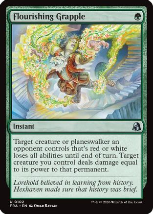 Flourishing Grapple (FRA-102) - Reality Fracture Foil - Card Brawlers