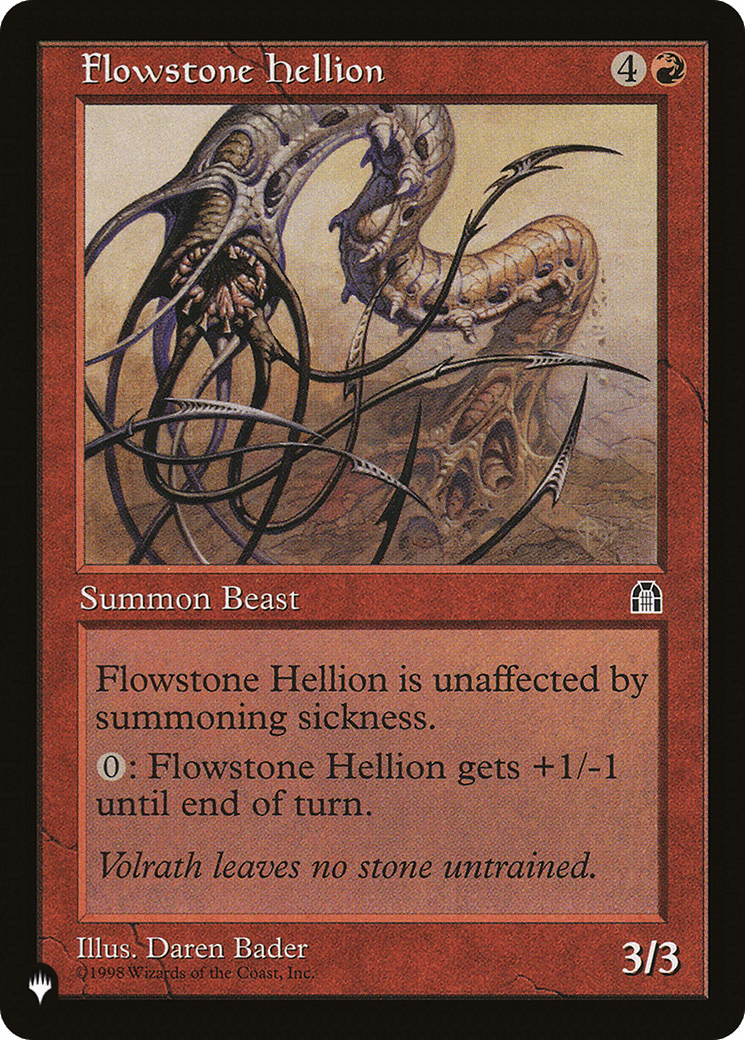 Flowstone Hellion [The List] - Card Brawlers