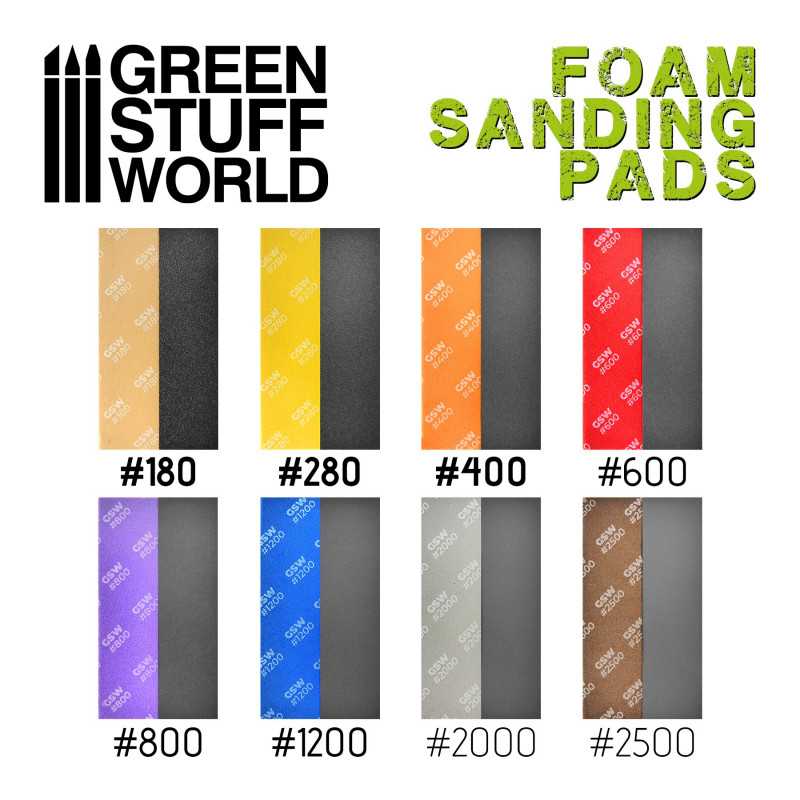 Green Stuff World - Foam Sanding Pads - Green Stuff World - Card Brawlers | Quebec | Canada |