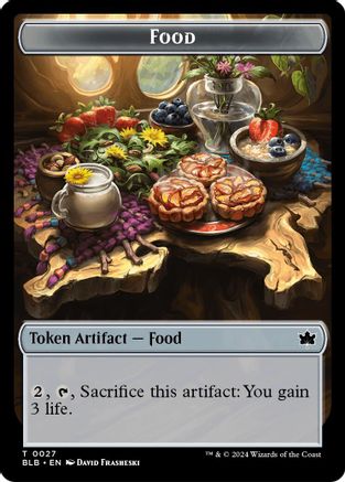 Food // Clue Token Double-Sided Token (SOS-27 // 14) - Secrets of Strixhaven Foil - Card Brawlers