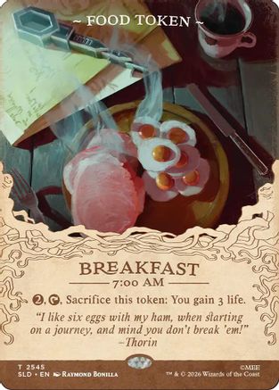 Food Token (2545) (SLD-2545) - Secret Lair Drop Series Foil - Card Brawlers