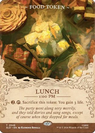 Food Token (2548) (SLD-2548) - Secret Lair Drop Series Foil - Card Brawlers