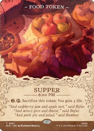 Food Token (2551) (SLD-2551) - Secret Lair Drop Series - Card Brawlers