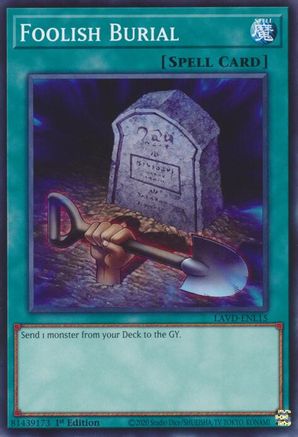 Foolish Burial (LAVD-ENL15) - Legendary Arc-V Decks 1st Edition - Card Brawlers