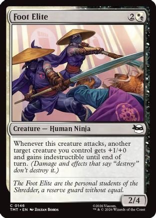 Foot Elite (TMT-146) - Teenage Mutant Ninja Turtles Foil - Card Brawlers