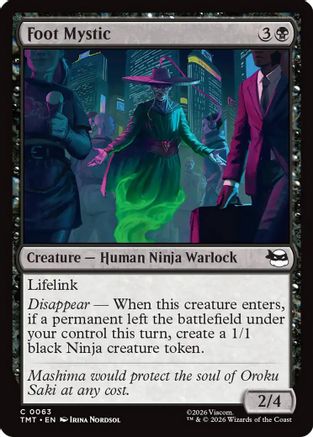 Foot Mystic (TMT-063) - Teenage Mutant Ninja Turtles - Card Brawlers