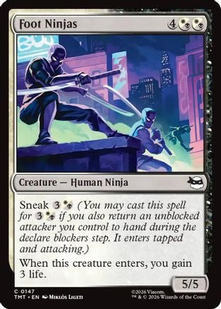 Foot Ninjas (TMT-147) - Teenage Mutant Ninja Turtles - Card Brawlers