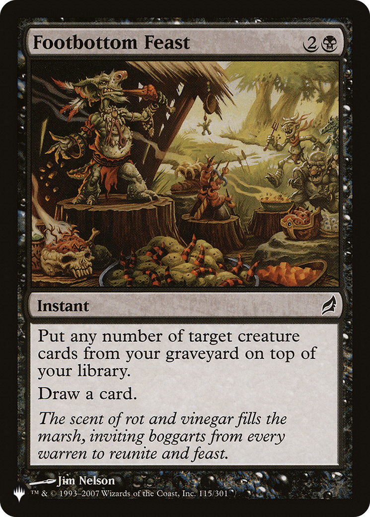 Footbottom Feast [The List] - Card Brawlers