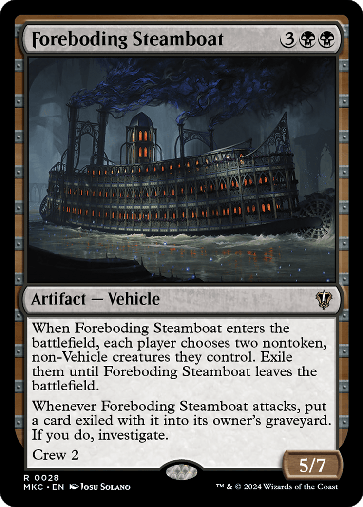 Foreboding Steamboat [Murders at Karlov Manor Commander] - Card Brawlers
