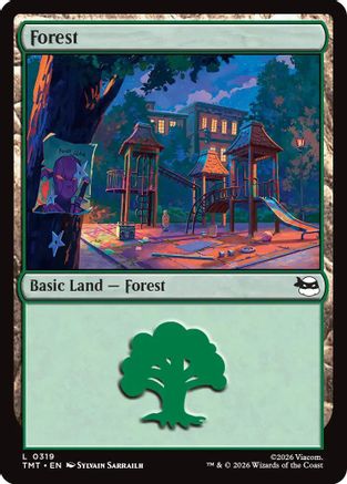 Forest (0319) (TMT-319) - Teenage Mutant Ninja Turtles Foil - Card Brawlers
