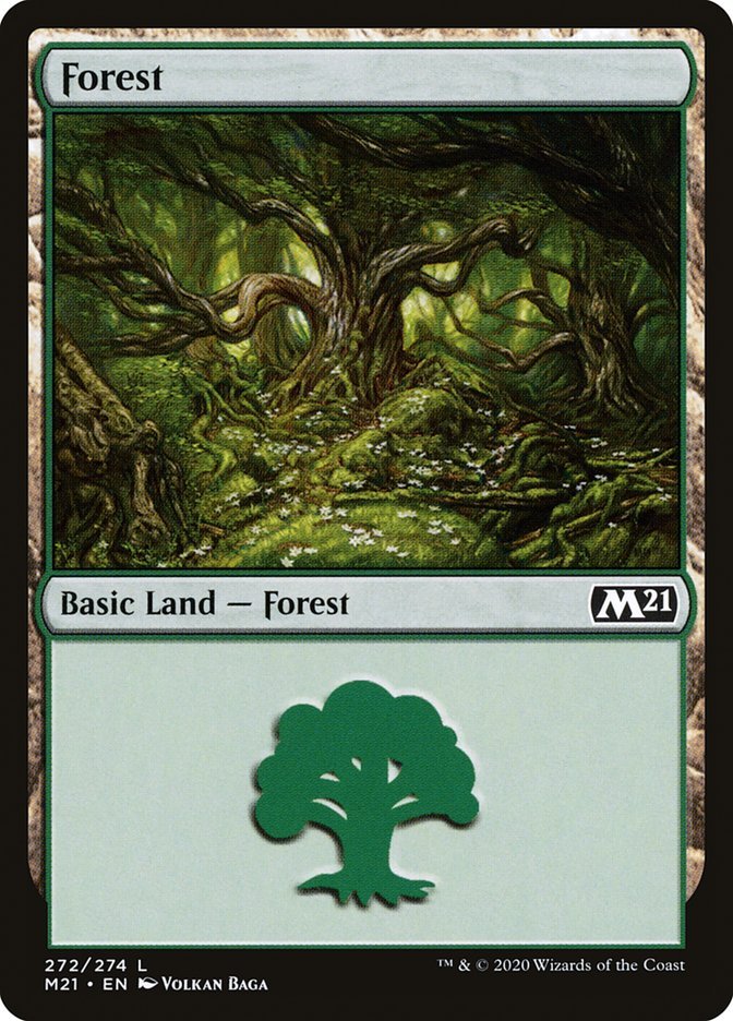 Forest (272) [Core Set 2021] - Card Brawlers