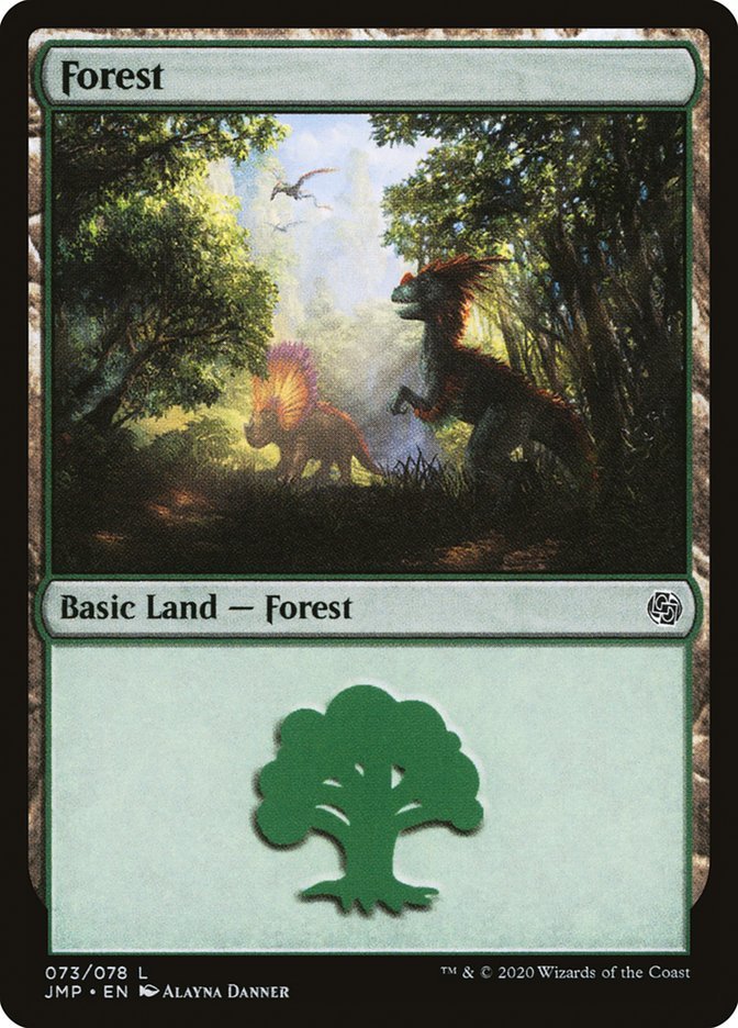 Forest (73) [Jumpstart] - Card Brawlers