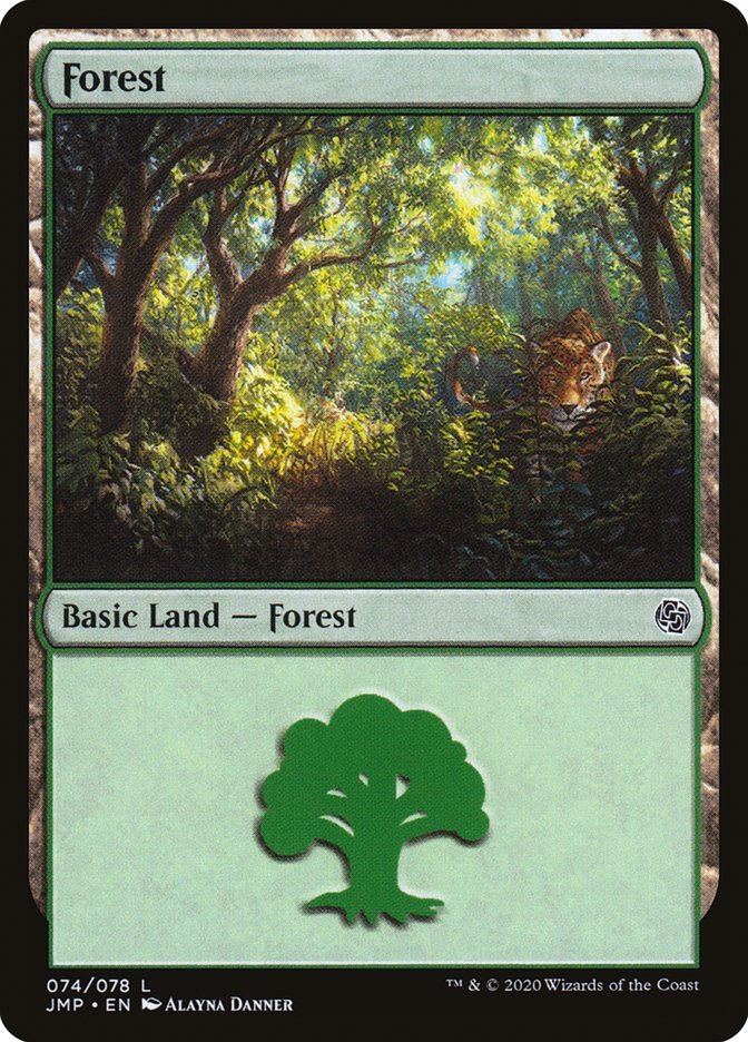 Forest (74) [Jumpstart] - Card Brawlers