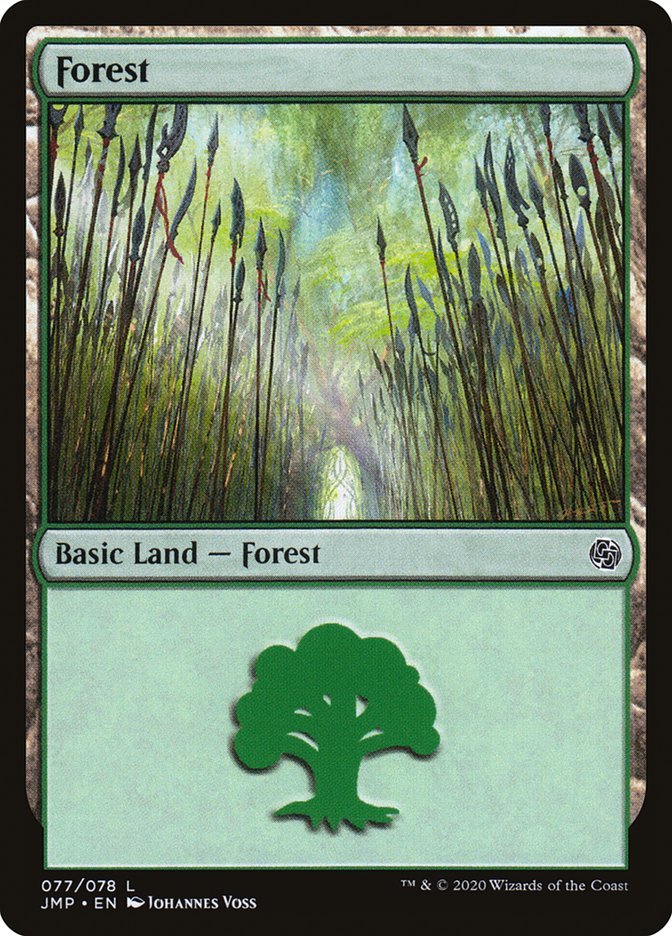 Forest (77) [Jumpstart] - Card Brawlers