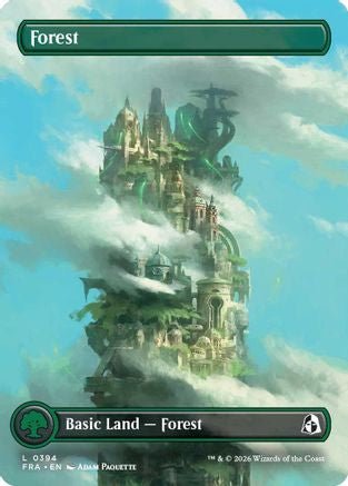 Forest (Borderless) (0394) (FRA-394) - Reality Fracture - Card Brawlers