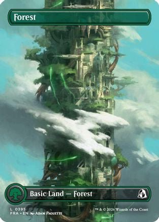 Forest (Borderless) (0395) (FRA-395) - Reality Fracture - Card Brawlers