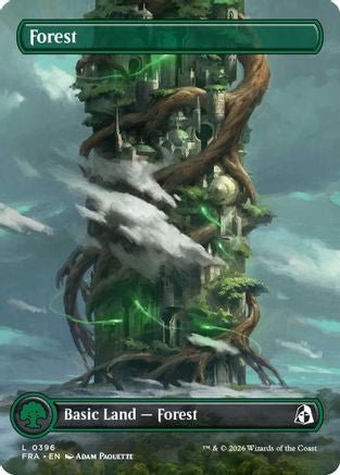 Forest (Borderless) (0396) (FRA-396) - Reality Fracture Foil - Card Brawlers