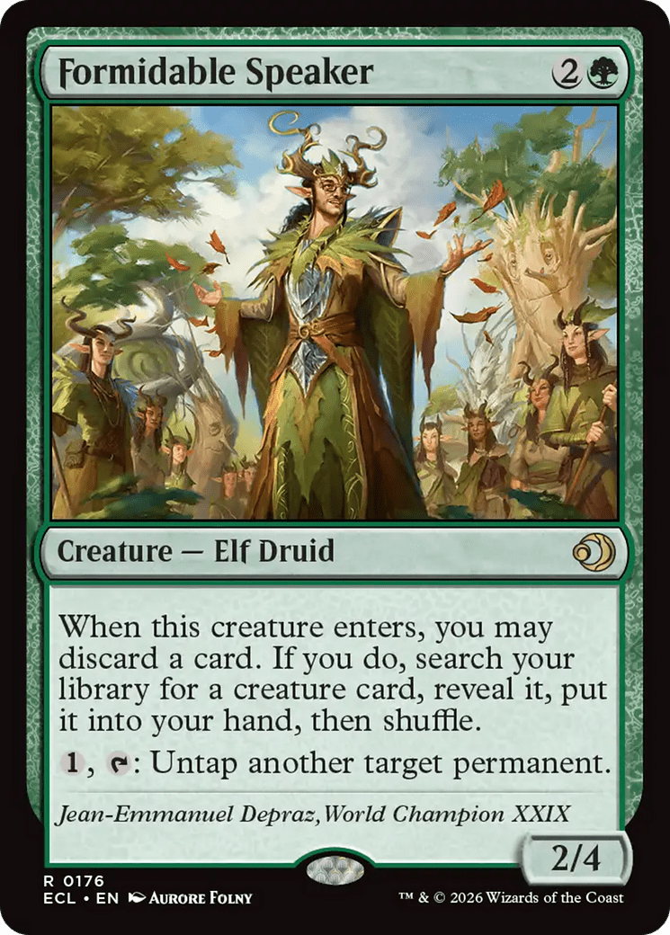 Formidable Speaker [Lorwyn Eclipsed] - Card Brawlers