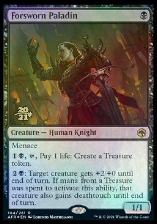 Forsworn Paladin [Dungeons & Dragons: Adventures in the Forgotten Realms Prerelease Promos] - Card Brawlers