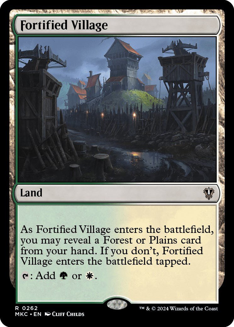 Fortified Village [Murders at Karlov Manor Commander] - Card Brawlers