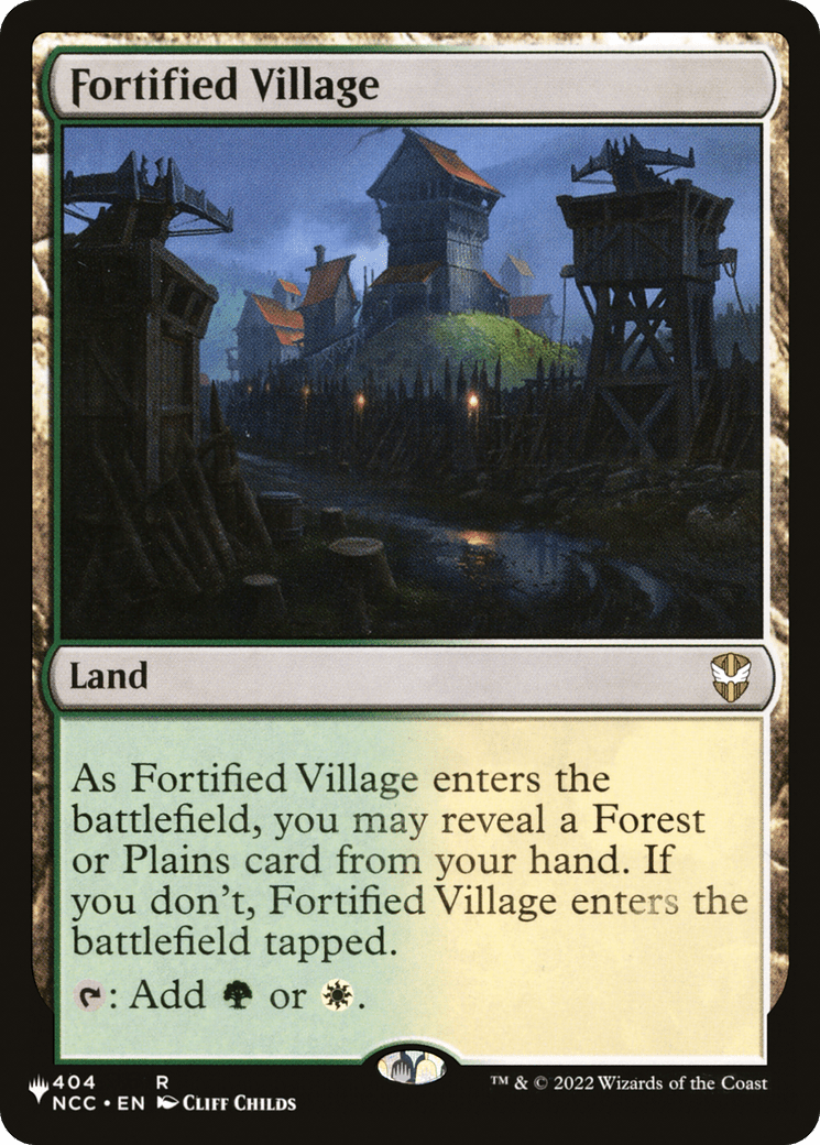 Fortified Village [The List] - Card Brawlers