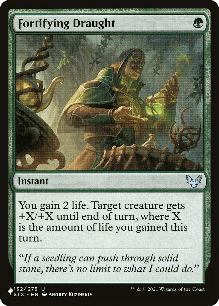Fortifying Draught [The List] - Card Brawlers