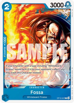 Fossa (OP13-047) - Carrying On His Will - Card Brawlers
