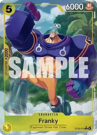 Franky (Full Art) (ST29-010) - Starter Deck 29: Egghead Foil - Card Brawlers
