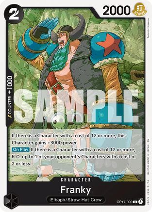 Franky (OP17-090) - The World's Strongest Warriors - Card Brawlers