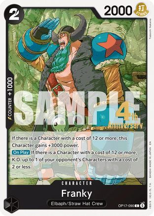 Franky (OP17-090) - The World's Strongest Warriors Release Event Cards - Card Brawlers
