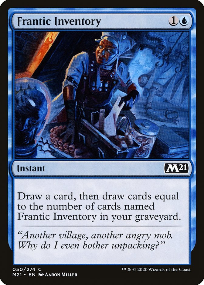 Frantic Inventory [Core Set 2021] - Card Brawlers