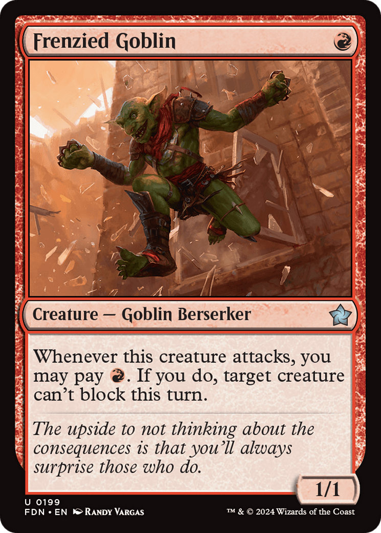 Frenzied Goblin [Foundations] - Card Brawlers