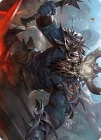 Frenzied Raider Art Card [Kaldheim Art Series] - Card Brawlers