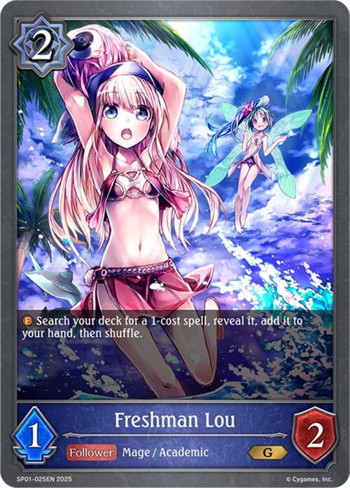 Freshman Lou (SP01 - 025EN) [Seaside Memories] - Card Brawlers