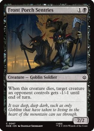 Front Porch Sentries (HOB-067) - The Hobbit Foil - Card Brawlers