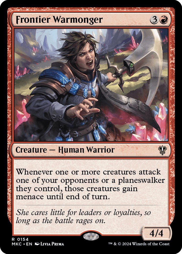 Frontier Warmonger [Murders at Karlov Manor Commander] - Card Brawlers