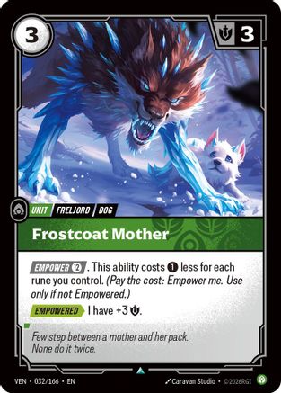 Frostcoat Mother (032/166) - Vendetta - Card Brawlers