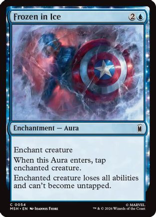 Frozen in Ice (MSH-054) - Marvel Super Heroes Foil - Card Brawlers