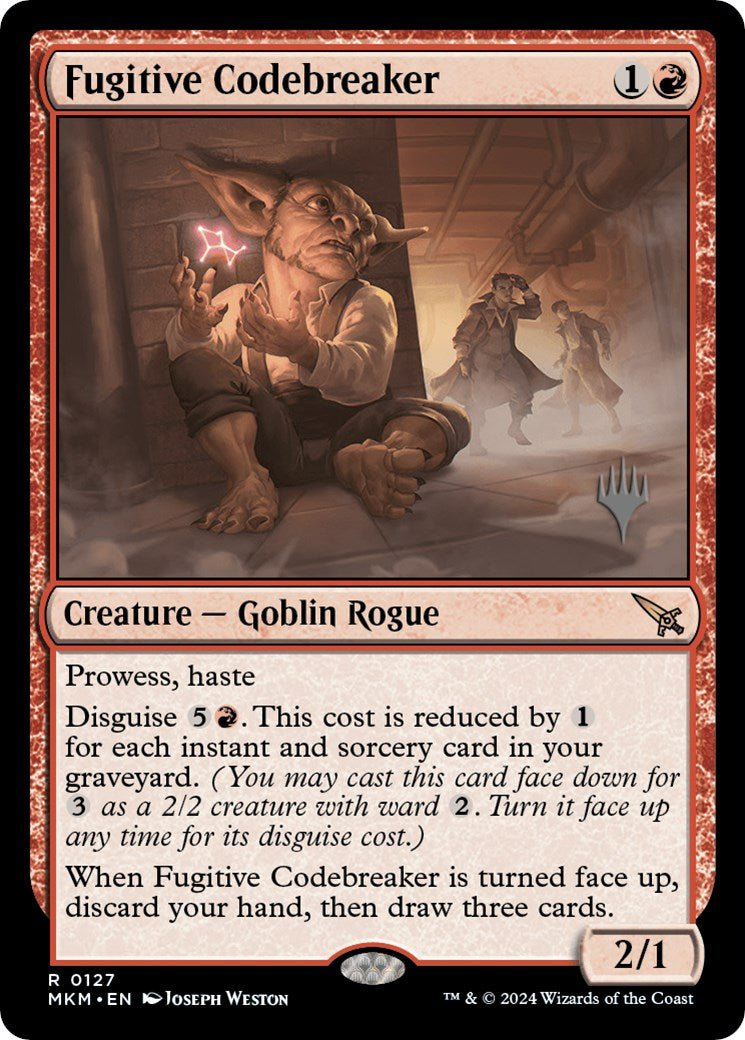 Fugitive Codebreaker (Promo Pack) [Murders at Karlov Manor Promos] - Card Brawlers