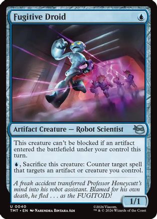 Fugitive Droid (TMT-040) - Teenage Mutant Ninja Turtles - Card Brawlers