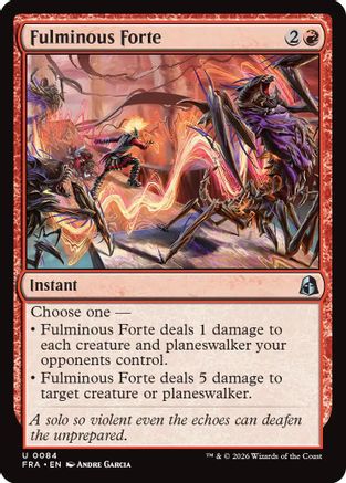 Fulminous Forte (FRA-084) - Reality Fracture - Card Brawlers