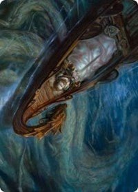 Funeral Longboat Art Card [Kaldheim Art Series] - Card Brawlers