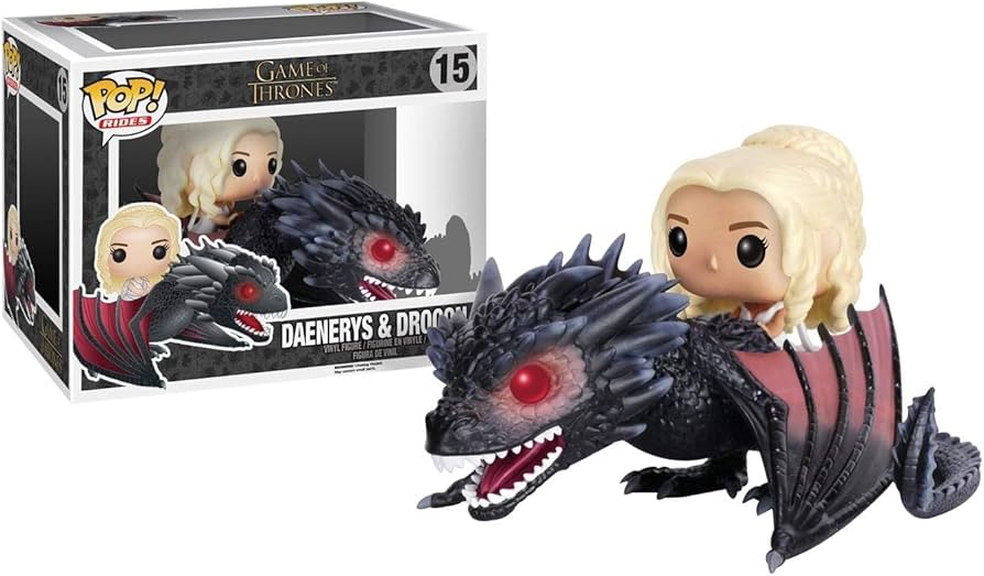 Funko Pop! - Game of Thrones - Daenerys & Drogon - Vinyl Figure 15 - Card Brawlers