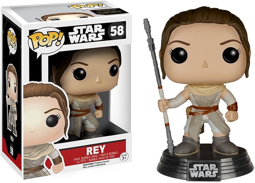 Funko Pop! - Star Wars - Rey - Vinyl Figure 58 - Card Brawlers
