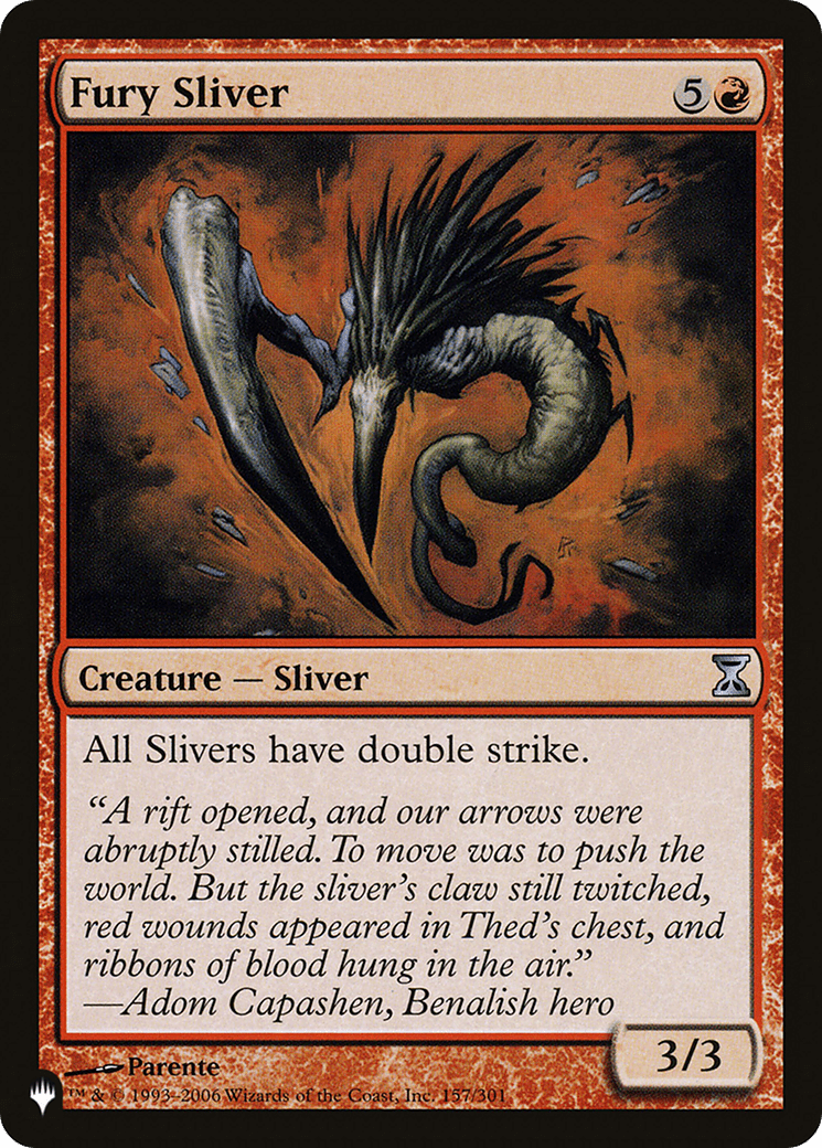 Fury Sliver [The List] - Card Brawlers