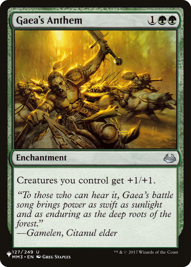Gaea's Anthem (MM3) [The List] - Card Brawlers